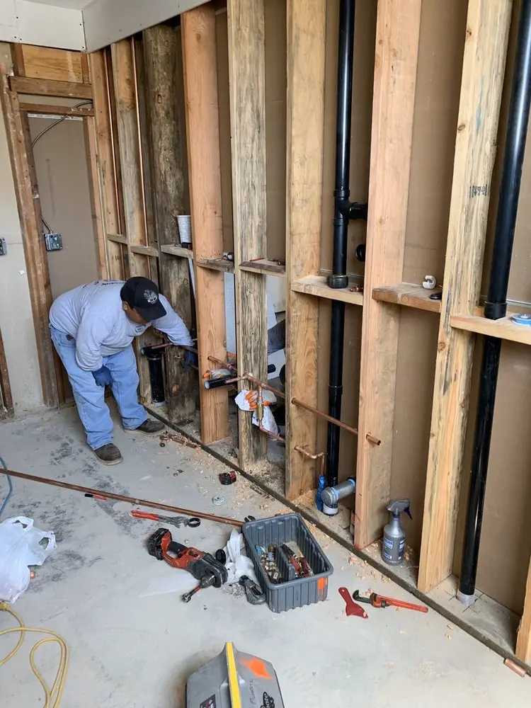 Commercial rough-in plumbing for Trenchless Sewer Repair in St. Charles